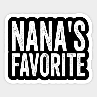 Nana's Favorite Family Gift Sticker
